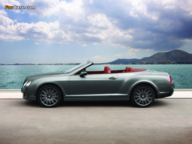 Bentley Continental GTC Speed 2009–11 wallpapers (640 x 480)