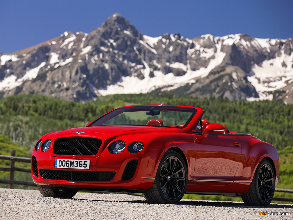 Bentley Continental Supersports Convertible 2010–11 images (1024 x 768)