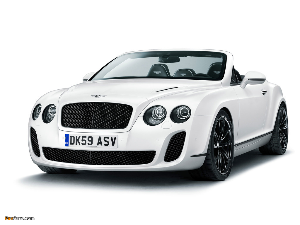 Bentley Continental Supersports Convertible 2010–11 images (1024 x 768)