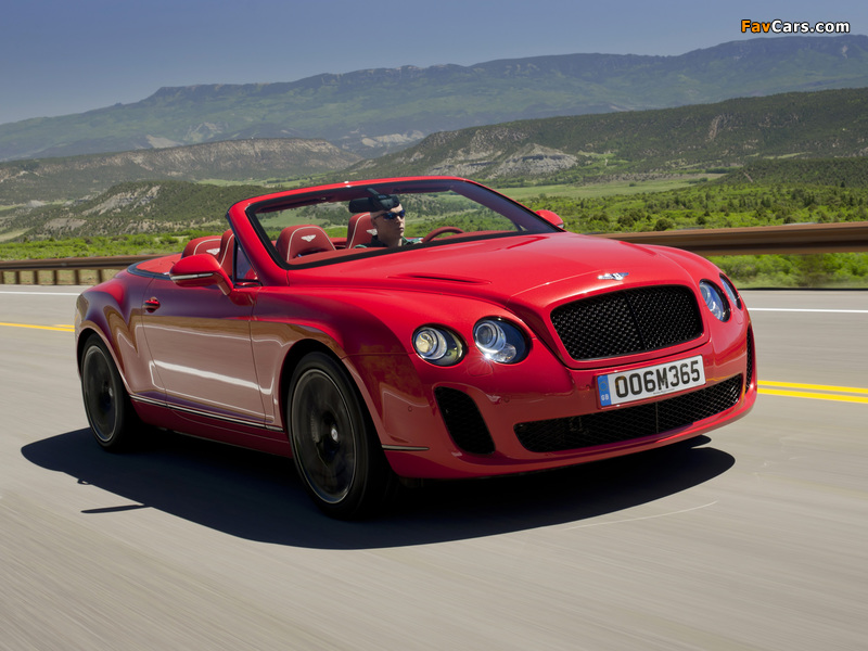 Bentley Continental Supersports Convertible 2010–11 images (800 x 600)