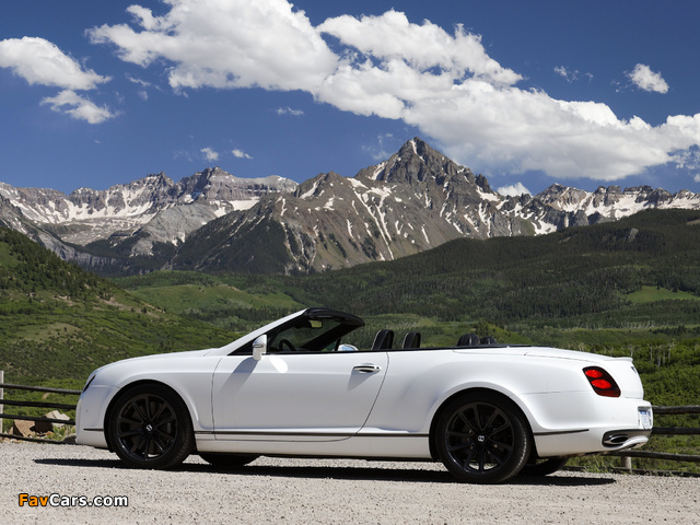 Bentley Continental Supersports Convertible 2010–11 pictures (640 x 480)