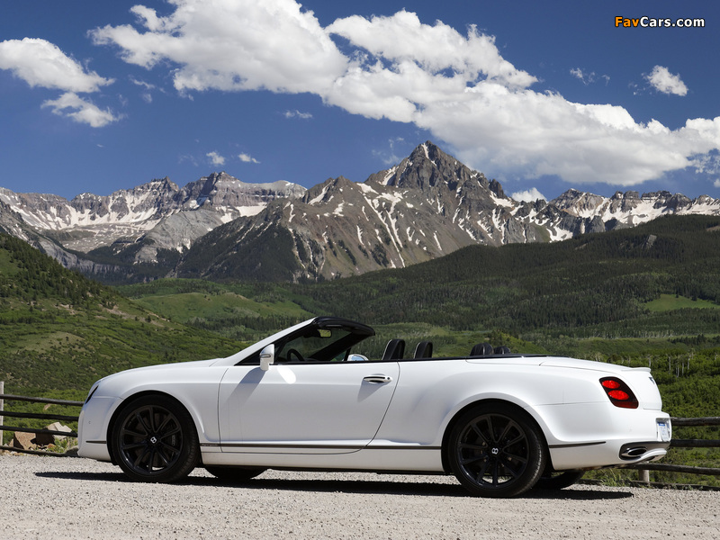 Bentley Continental Supersports Convertible 2010–11 pictures (800 x 600)