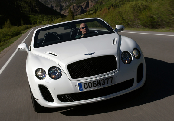 Bentley Continental Supersports Convertible 2010–11 pictures