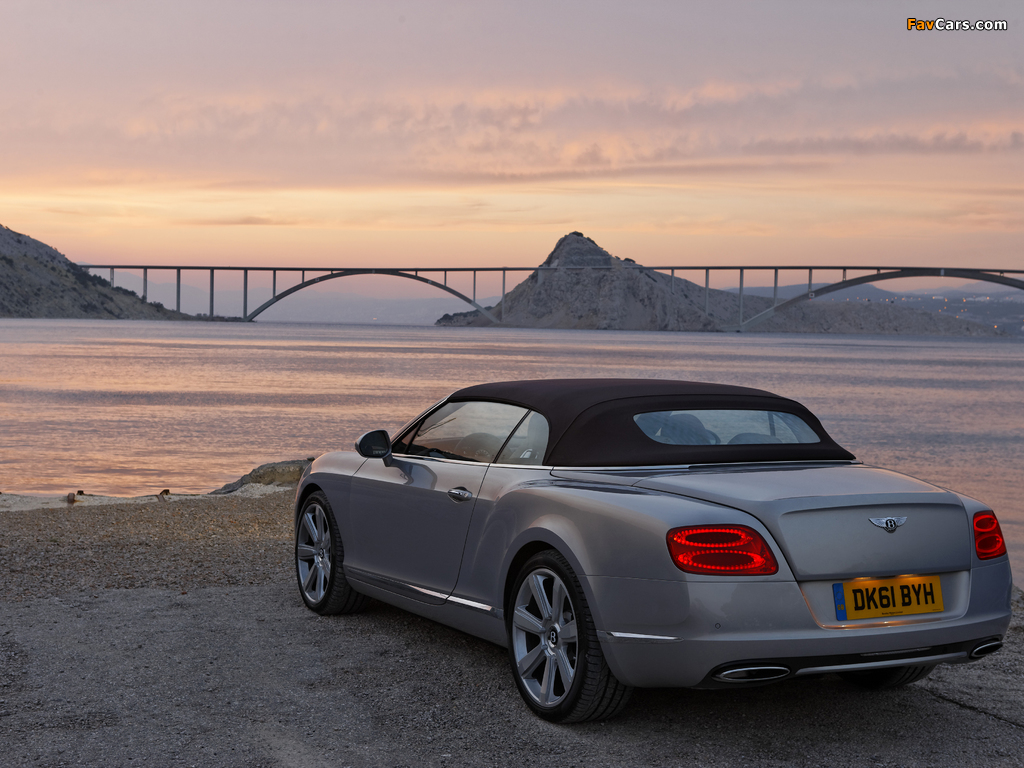 Bentley Continental GT Convertible 2011–15 images (1024 x 768)