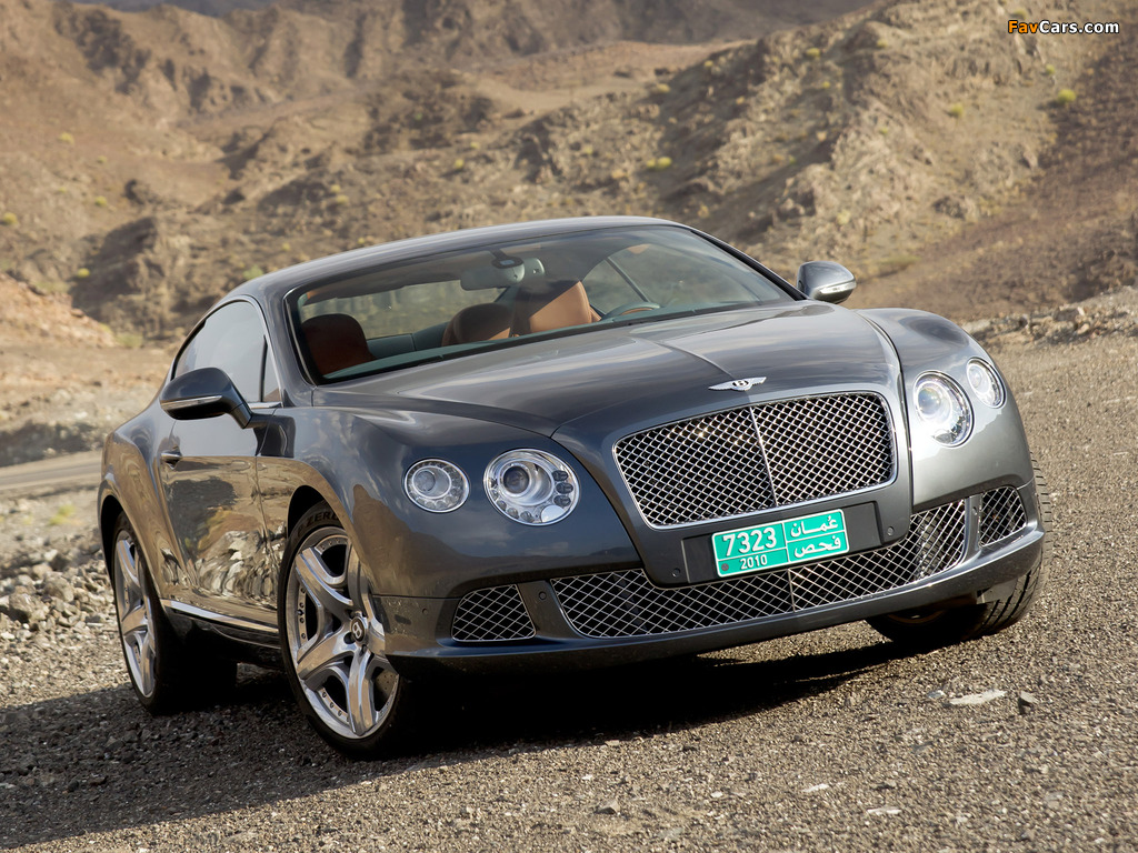 Bentley Continental GT 2011 photos (1024 x 768)