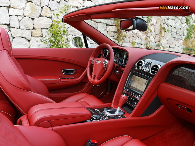 Bentley Continental GT Convertible 2011–15 pictures (640 x 480)