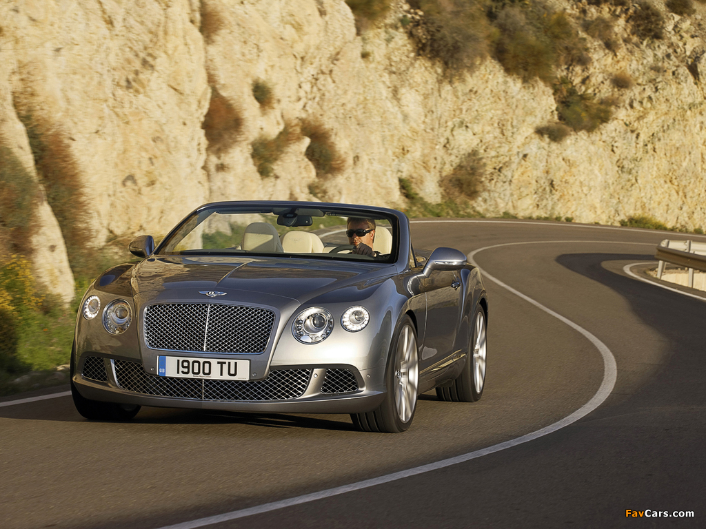 Bentley Continental GT Convertible 2011–15 wallpapers (1024 x 768)