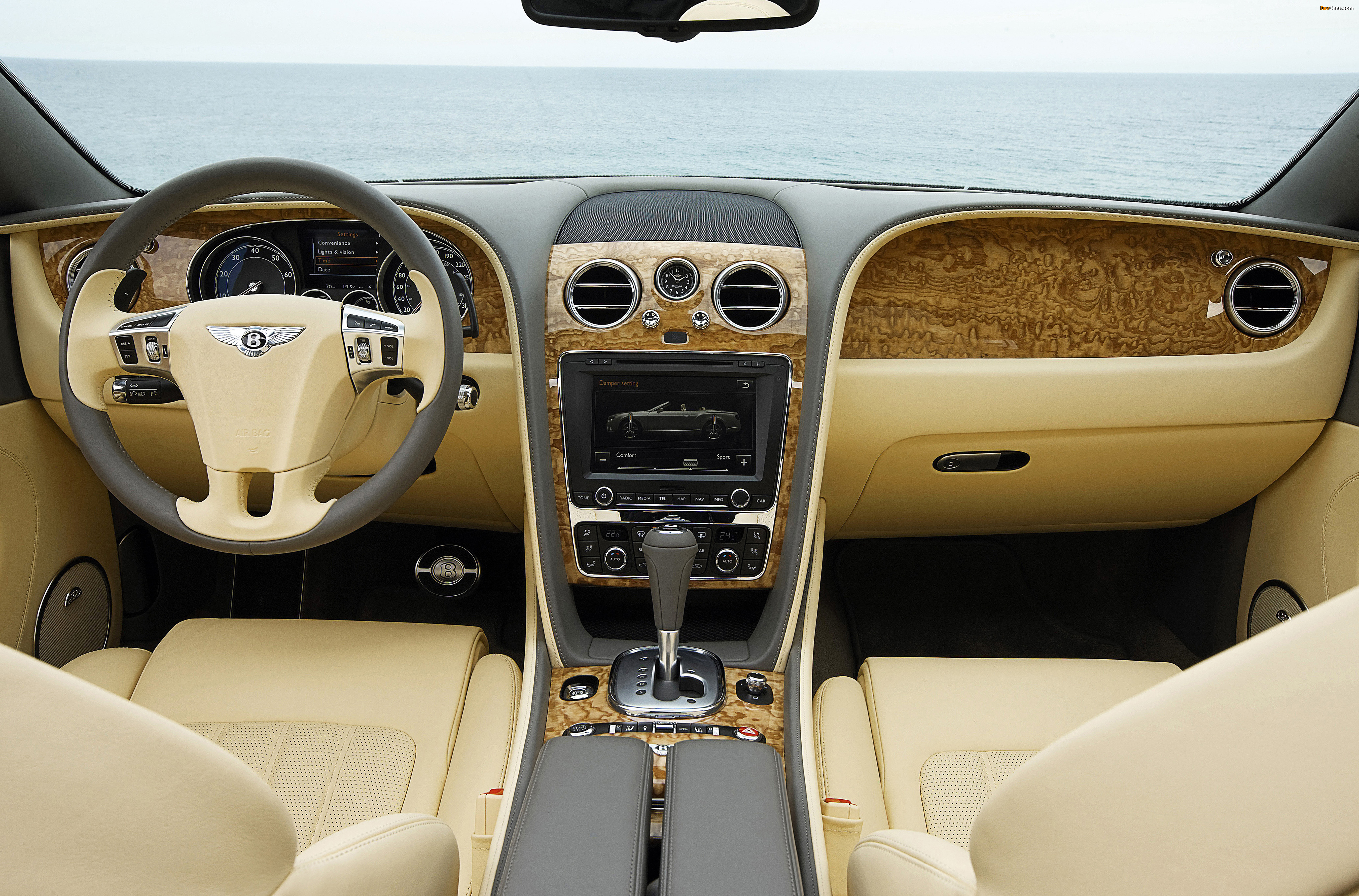 Bentley Continental GT Convertible 2011–15 wallpapers (4096 x 2702)