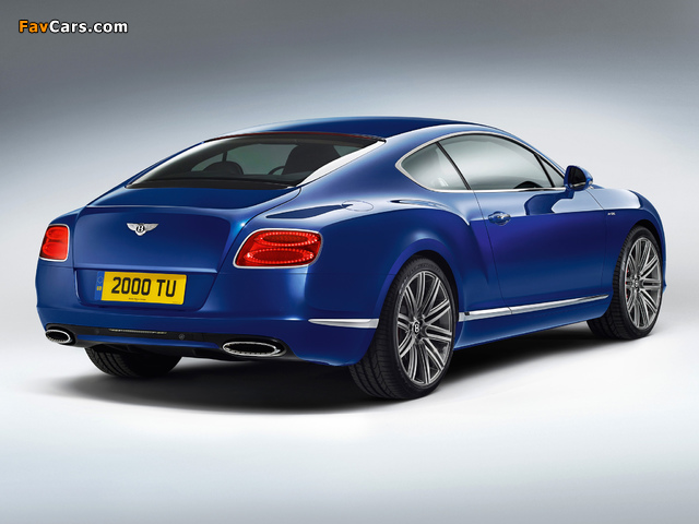 Bentley Continental GT Speed 2012–14 photos (640 x 480)