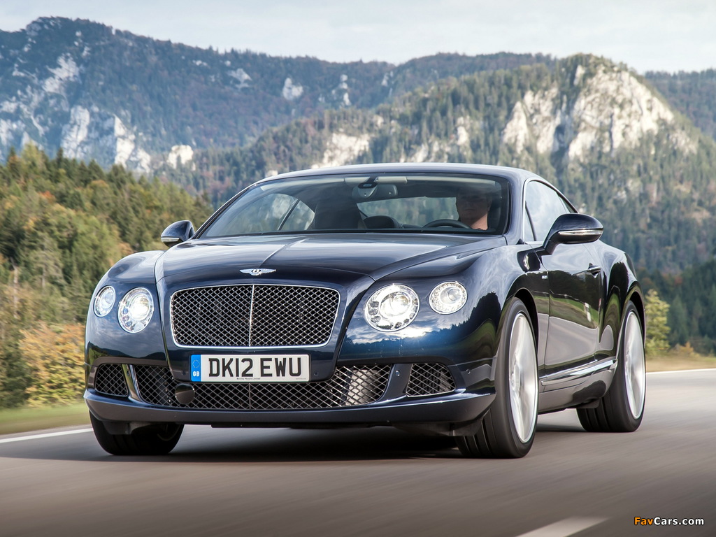 Bentley Continental GT Speed 2012–14 photos (1024 x 768)