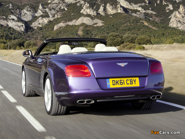 Bentley Continental GTC V8 2012 pictures (640 x 480)