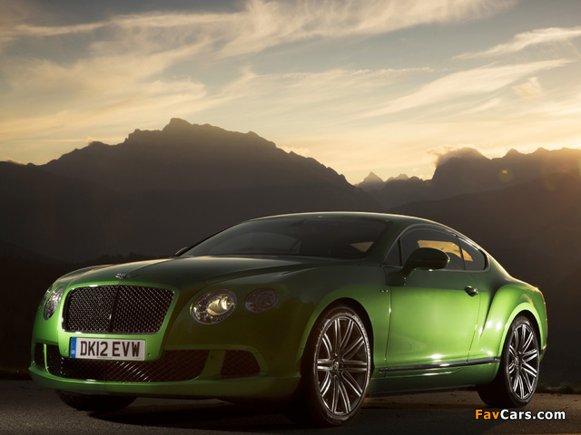 Bentley Continental GT Speed 2012–14 pictures (640 x 480)