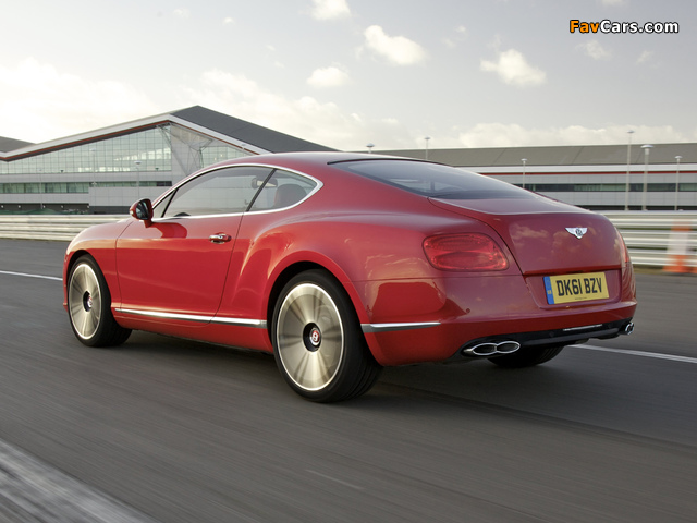 Bentley Continental GT V8 UK-spec 2012 pictures (640 x 480)