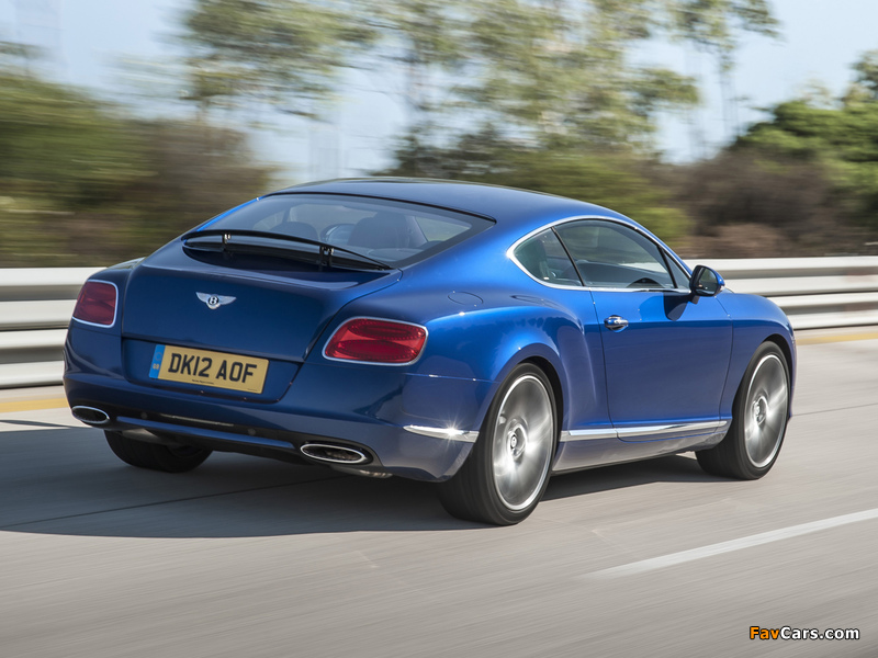Bentley Continental GT Speed 2012–14 pictures (800 x 600)
