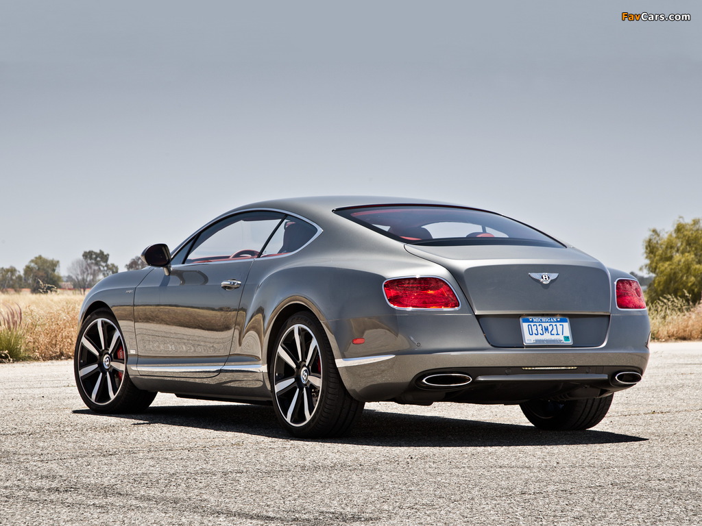Bentley Continental GT Speed US-spec 2012–14 pictures (1024 x 768)