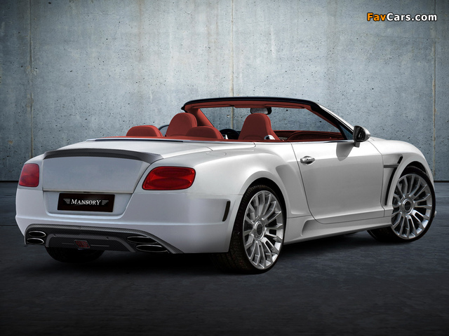 Mansory Bentley Continental GTC 2012 wallpapers (640 x 480)
