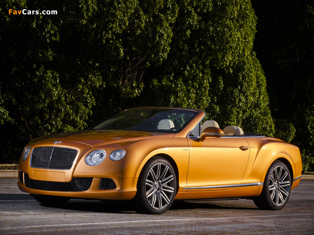 Bentley Continental GT Speed Convertible 2013–14 images (640 x 480)