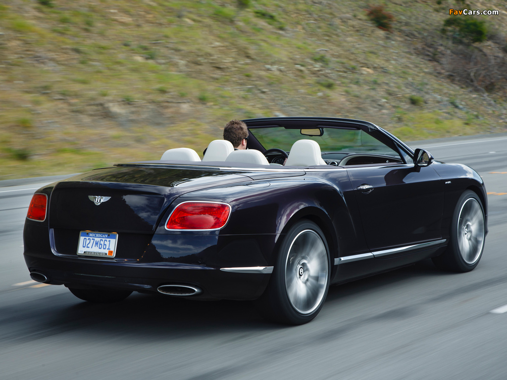 Bentley Continental GT Speed Convertible 2013–14 images (1024 x 768)