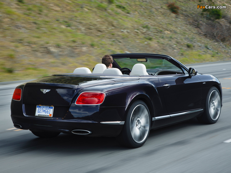 Bentley Continental GT Speed Convertible 2013–14 images (800 x 600)