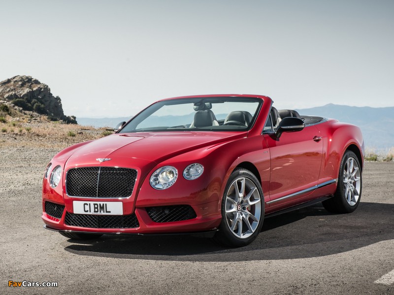 Bentley Continental GT V8 S Convertible 2013 images (800 x 600)
