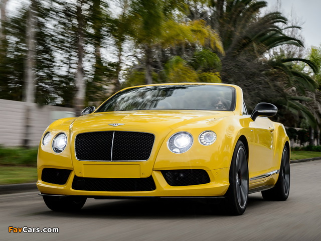 Bentley Continental GT V8 S Convertible 2013 images (640 x 480)