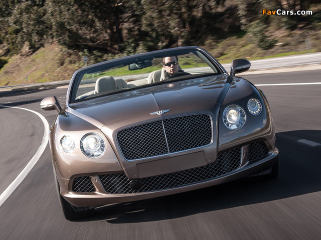 Bentley Continental GT Speed Convertible 2013–14 photos (640 x 480)