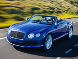 Bentley Continental GT Speed Convertible 2013–14 photos