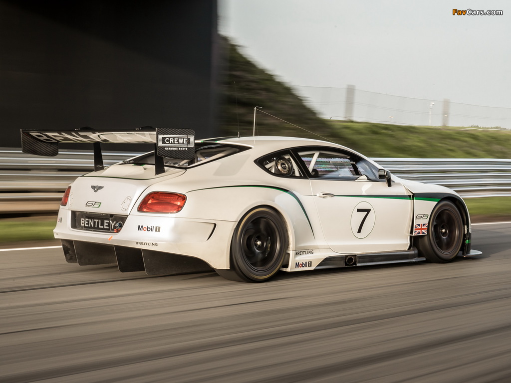 Bentley Continental GT3 2013 photos (1024 x 768)