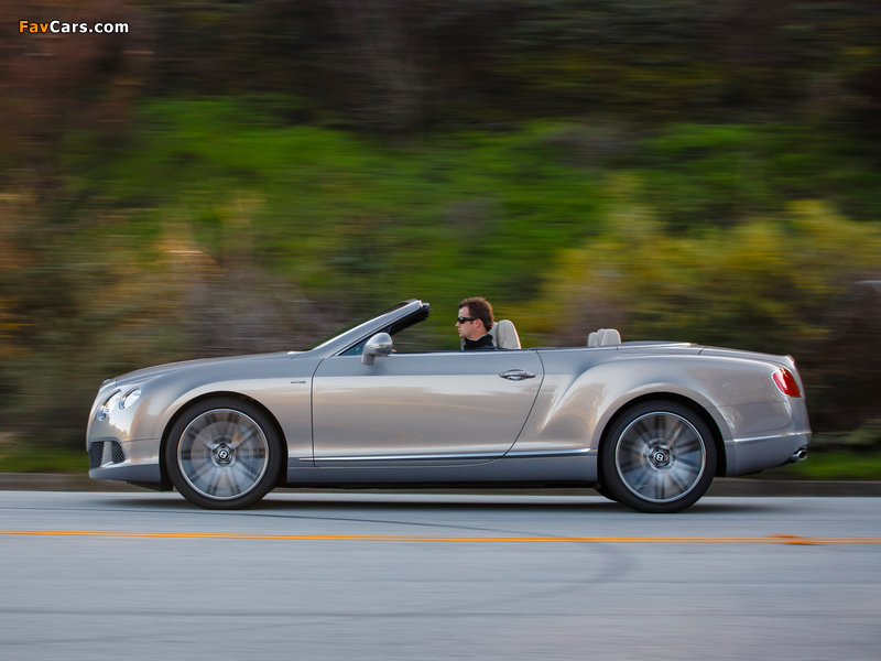 Bentley Continental GT Speed Convertible 2013–14 photos (800 x 600)