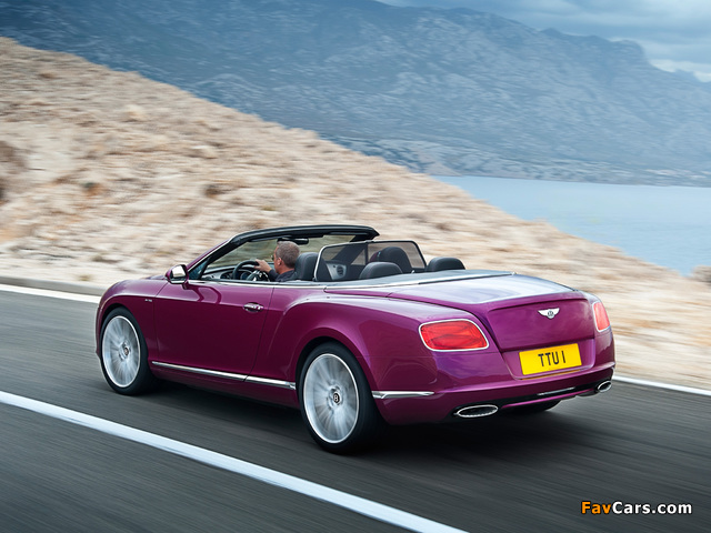 Bentley Continental GT Speed Convertible 2013–14 pictures (640 x 480)