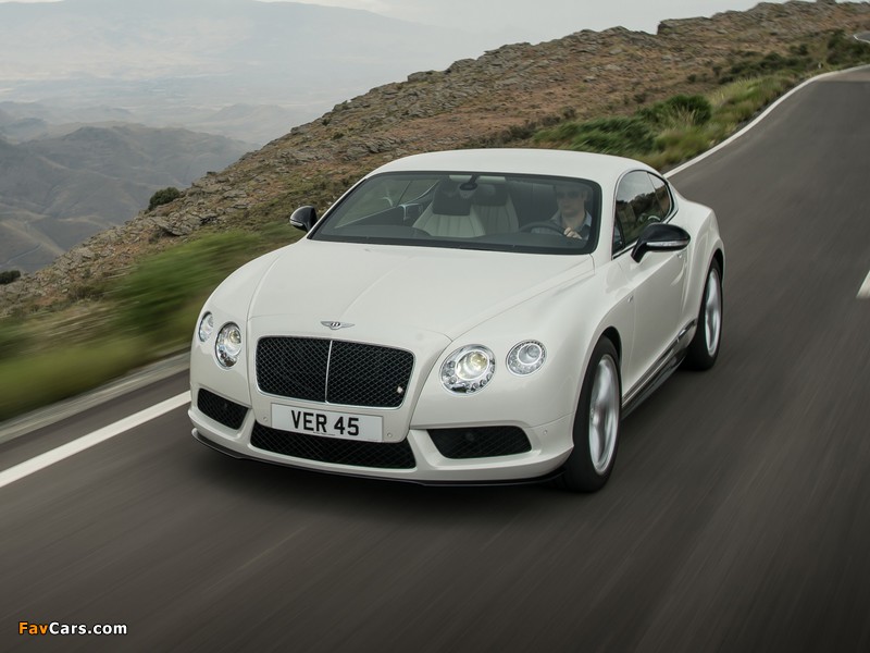 Bentley Continental GT V8 S Coupe 2013 wallpapers (800 x 600)