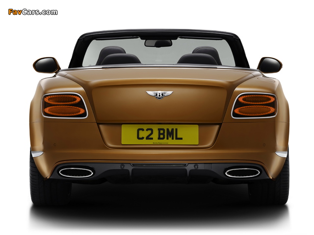 Bentley Continental GT Speed Convertible 2014 images (640 x 480)