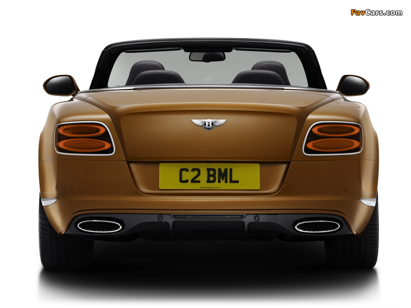 Bentley Continental GT Speed Convertible 2014 images (800 x 600)