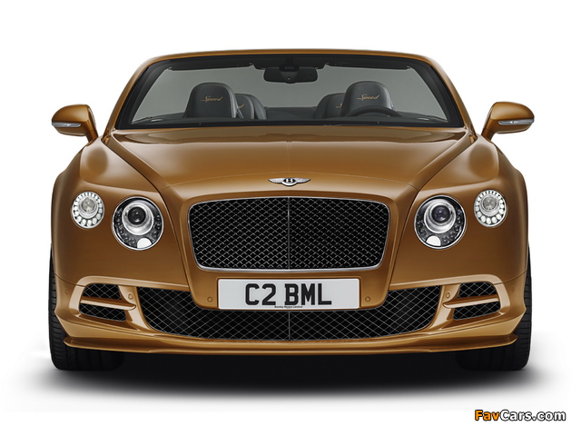 Bentley Continental GT Speed Convertible 2014 photos (640 x 480)