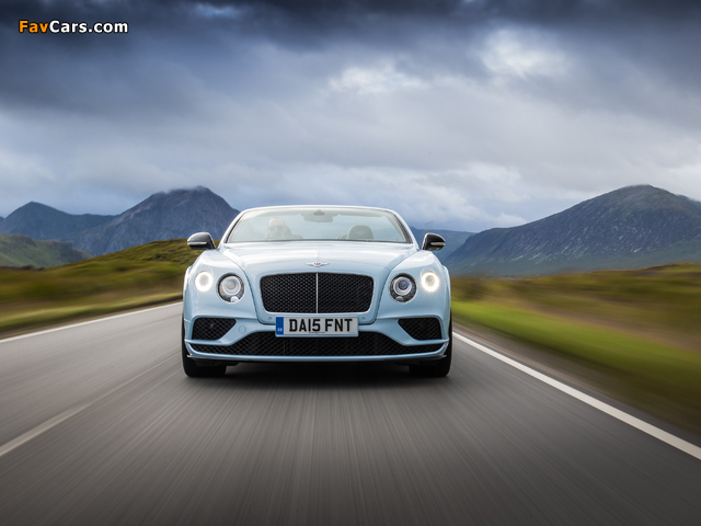 Bentley Continental GT V8 S Convertible UK-spec 2015 photos (640 x 480)