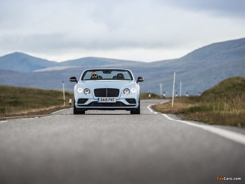 Bentley Continental GT V8 S Convertible UK-spec 2015 photos (1024 x 768)