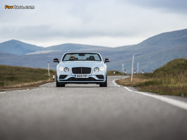 Bentley Continental GT V8 S Convertible UK-spec 2015 photos (640 x 480)