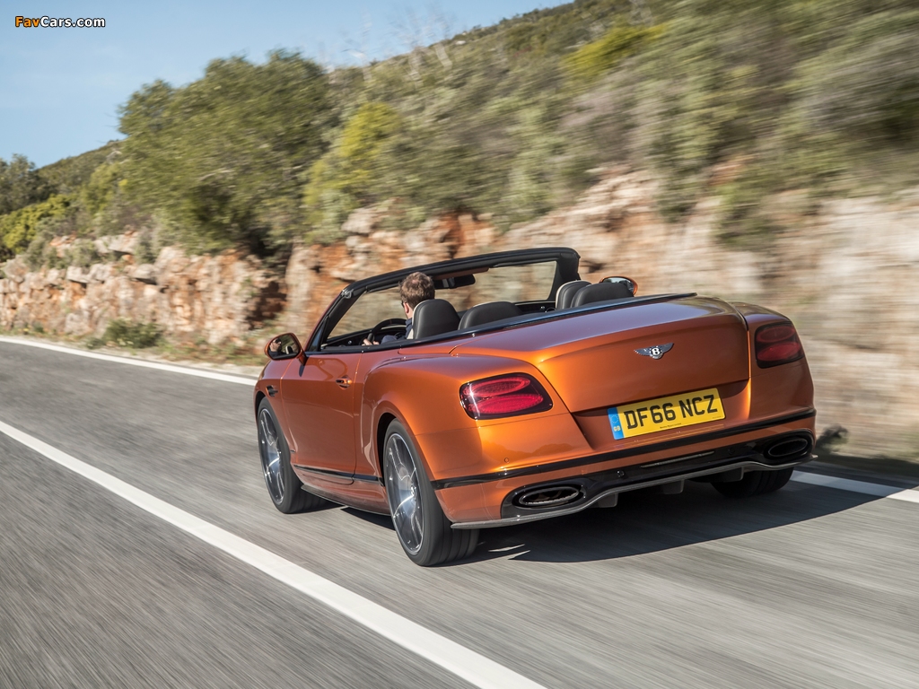 Bentley Continental Supersports Convertible 2017 pictures (1024 x 768)