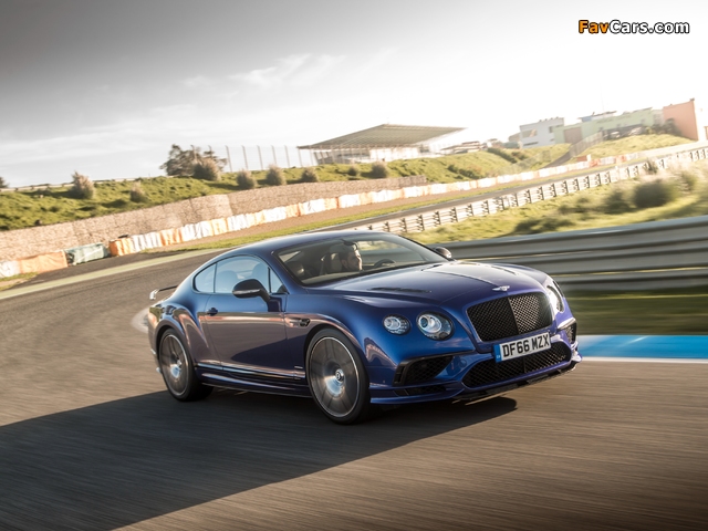 Bentley Continental Supersports 2017 wallpapers (640 x 480)