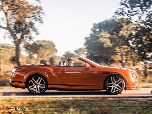 Bentley Continental Supersports Convertible 2017 wallpapers (640 x 480)