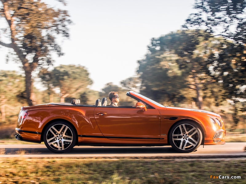 Bentley Continental Supersports Convertible 2017 wallpapers (800 x 600)