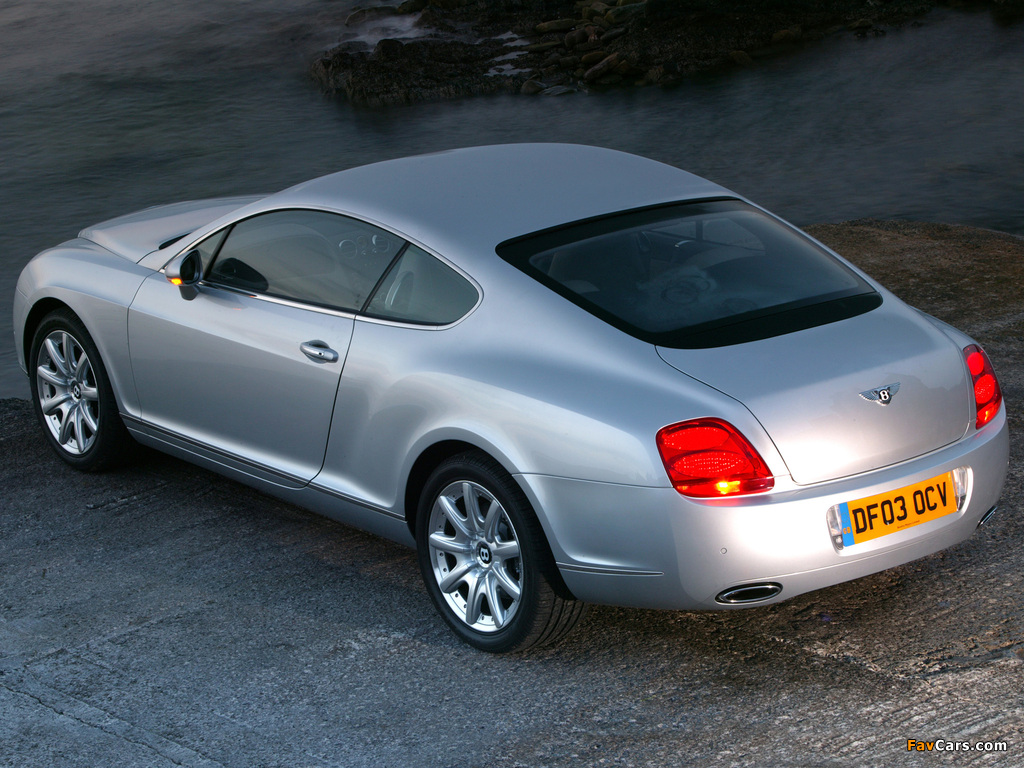 Bentley Continental GT UK-spec 2003–07 wallpapers (1024 x 768)