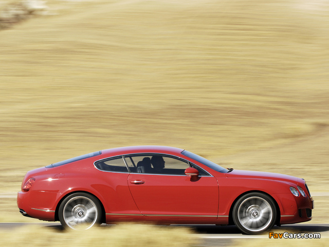 Bentley Continental GT Speed 2007–11 pictures (640 x 480)