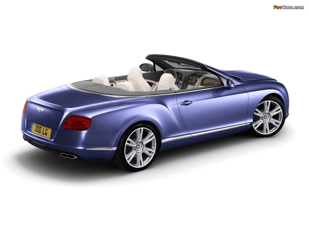 Bentley Continental GTC V8 2012 wallpapers (1024 x 768)