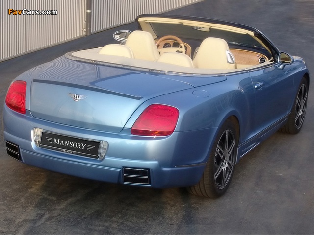 Images of Mansory Bentley Continental GTC 2008–10 (640 x 480)