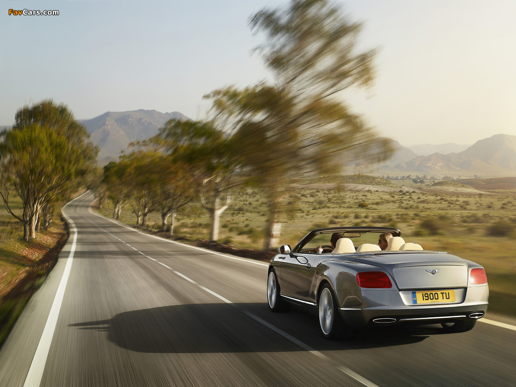 Images of Bentley Continental GT Convertible 2011–15 (1024 x 768)