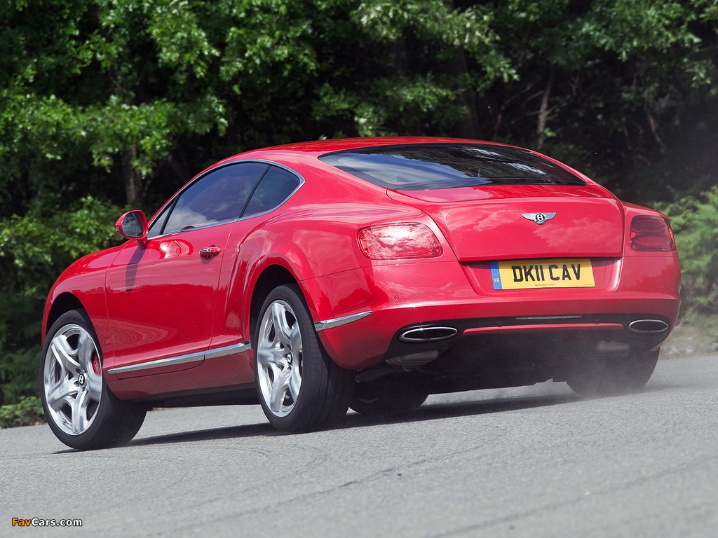 Images of Bentley Continental GT UK-spec 2011 (1024 x 768)
