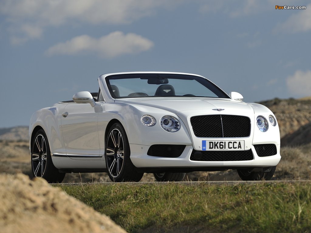 Images of Bentley Continental GTC V8 2012 (1024 x 768)