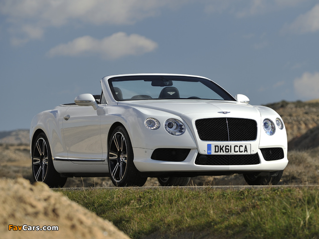 Images of Bentley Continental GTC V8 2012 (640 x 480)