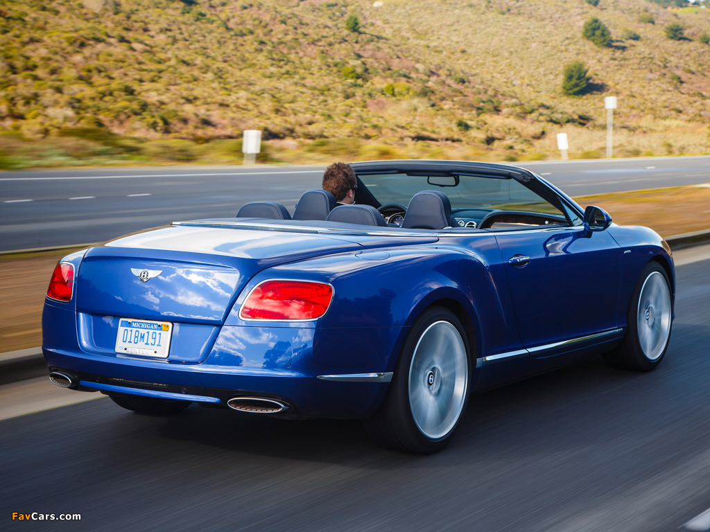 Images of Bentley Continental GT Speed Convertible 2013–14 (1024 x 768)